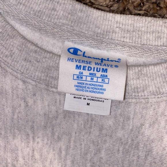 Cropped champion sweatshirt. Worn once. Great condition - Picture 2 of 2